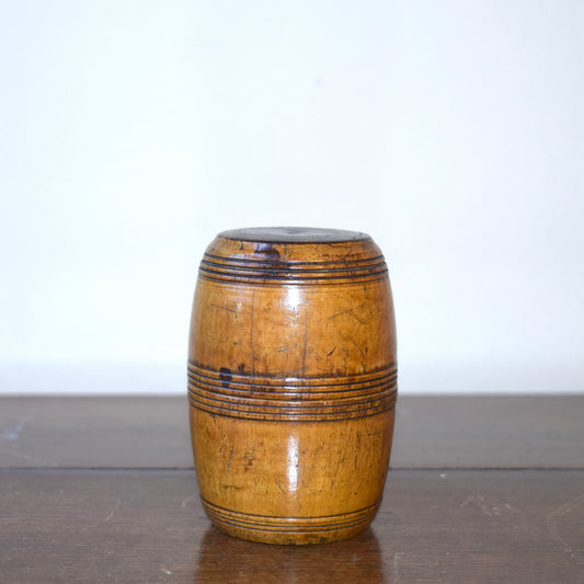 George III fruitwood spice jar