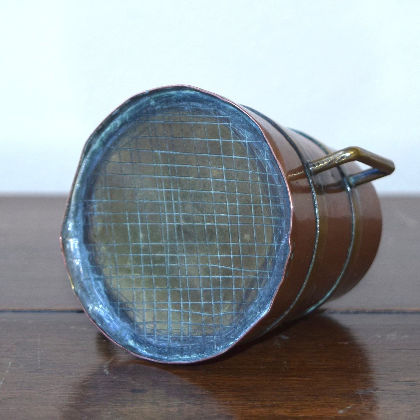 Unusual 17th century copper vessel
