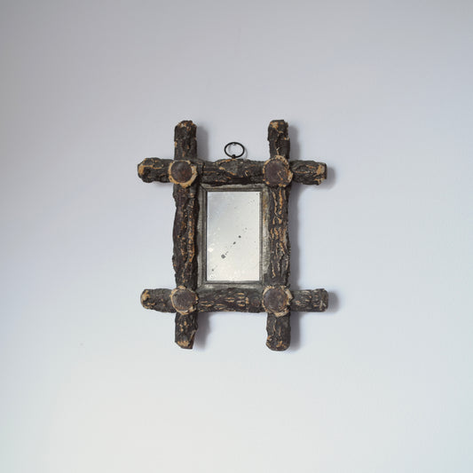 Folk art mirror