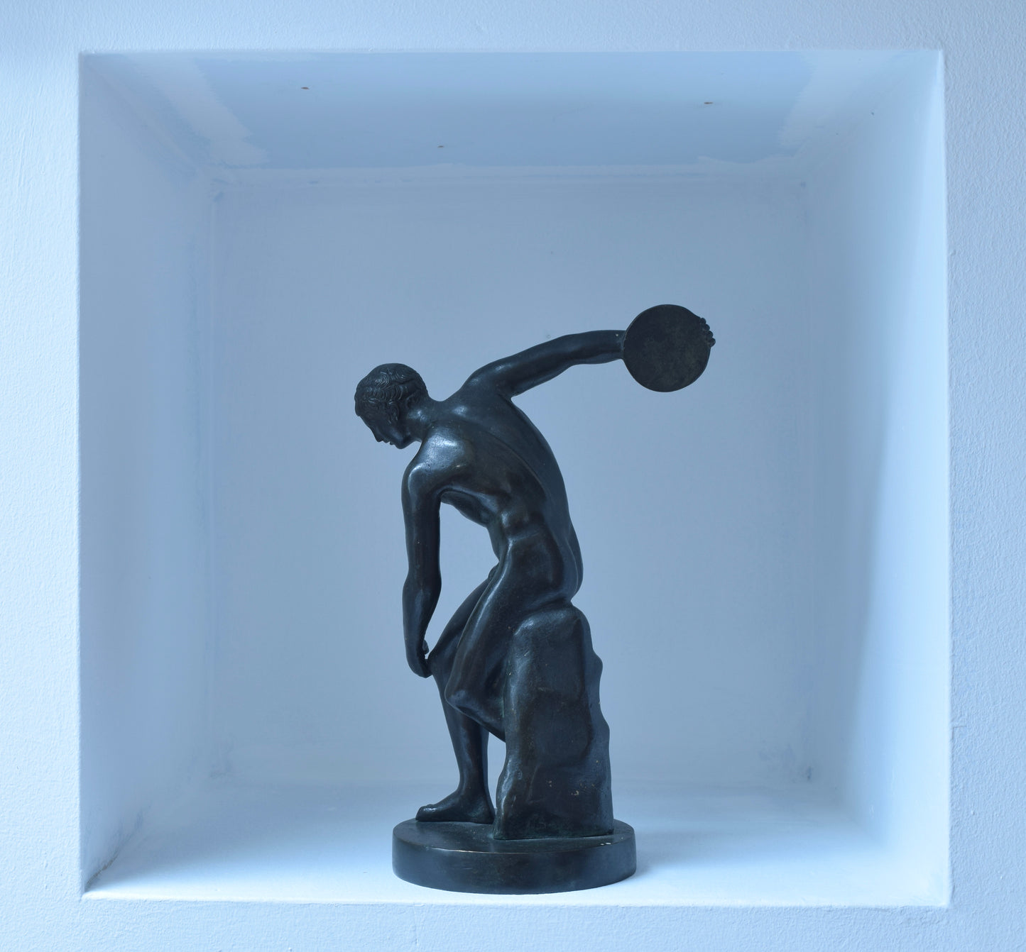 The Discobolus of Myron Bronze