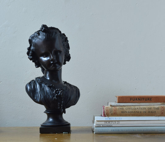 19th Century French Bronze Bust, Émile-Victor Blavier (1821 - 1887)