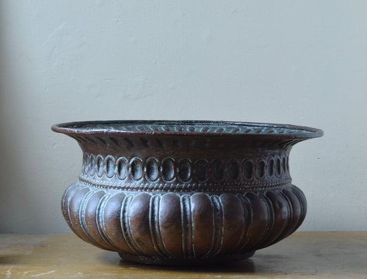 Italian Copper Wine Cistern or Jardiniere